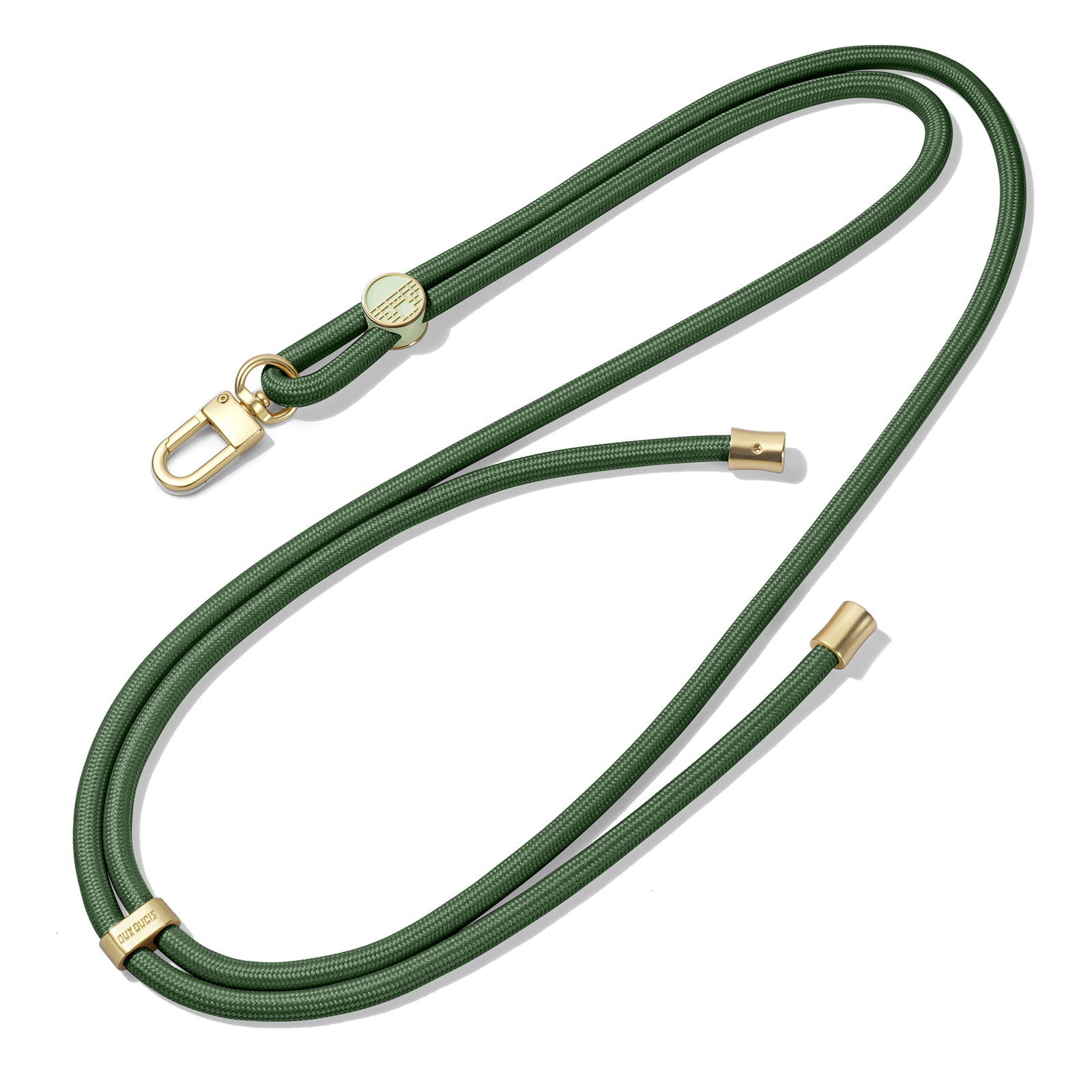 DUX DUCIS Garden Series Phone Lanyard Adjustable Neck Strap with Tile - Army Green