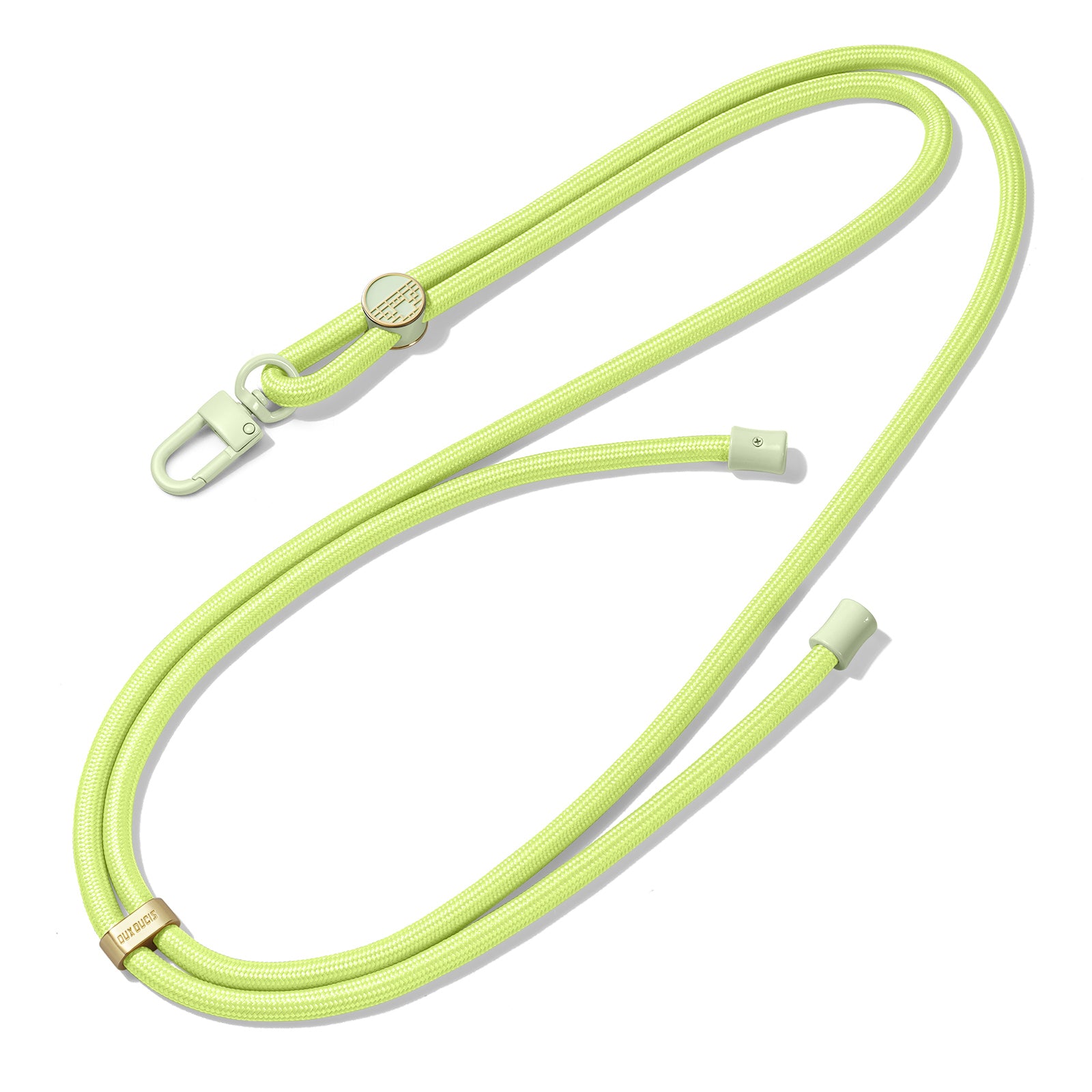 DUX DUCIS Garden Series Phone Lanyard Adjustable Neck Strap with Tile - Green Yellow