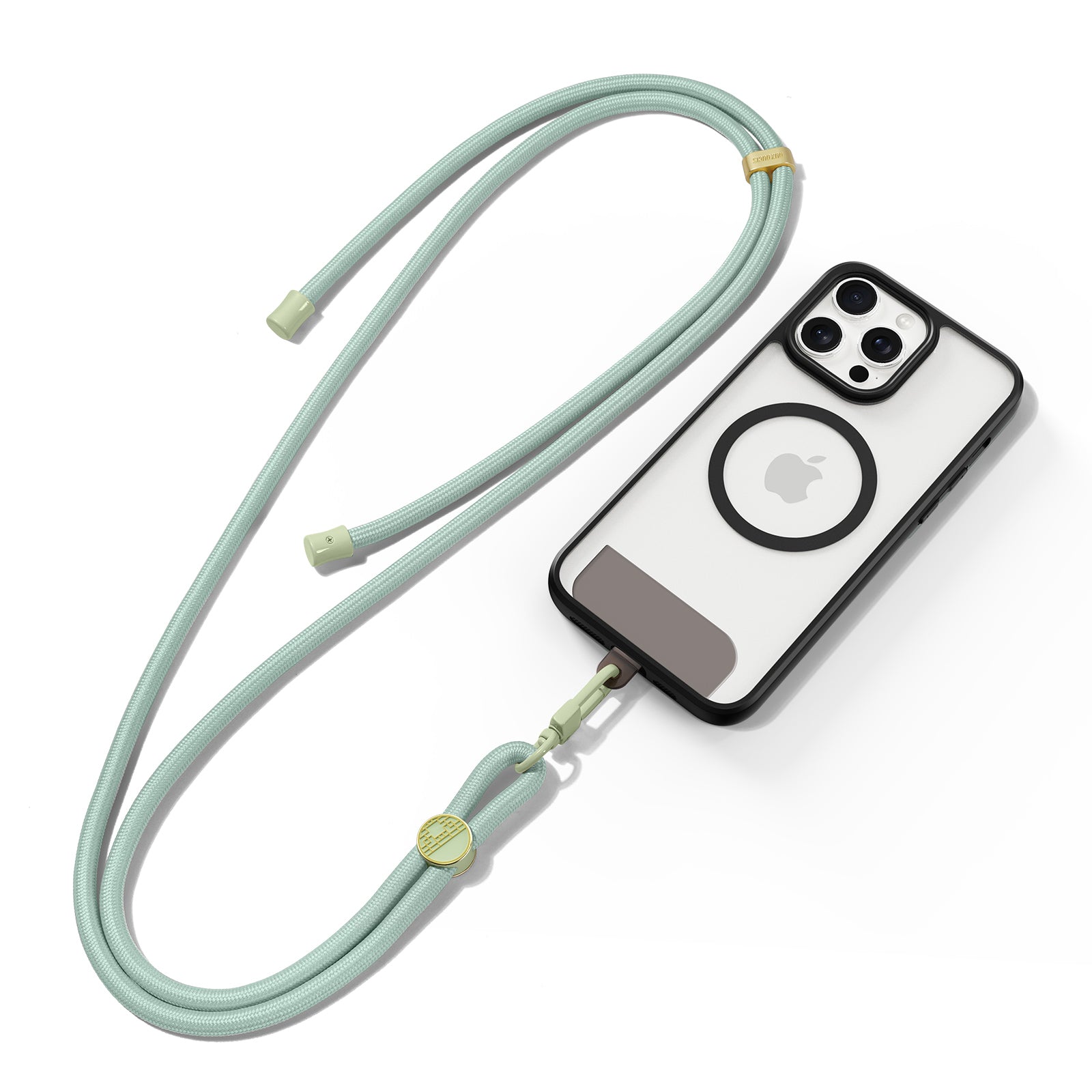 DUX DUCIS Garden Series Phone Lanyard Adjustable Neck Strap with Tile - Light Green