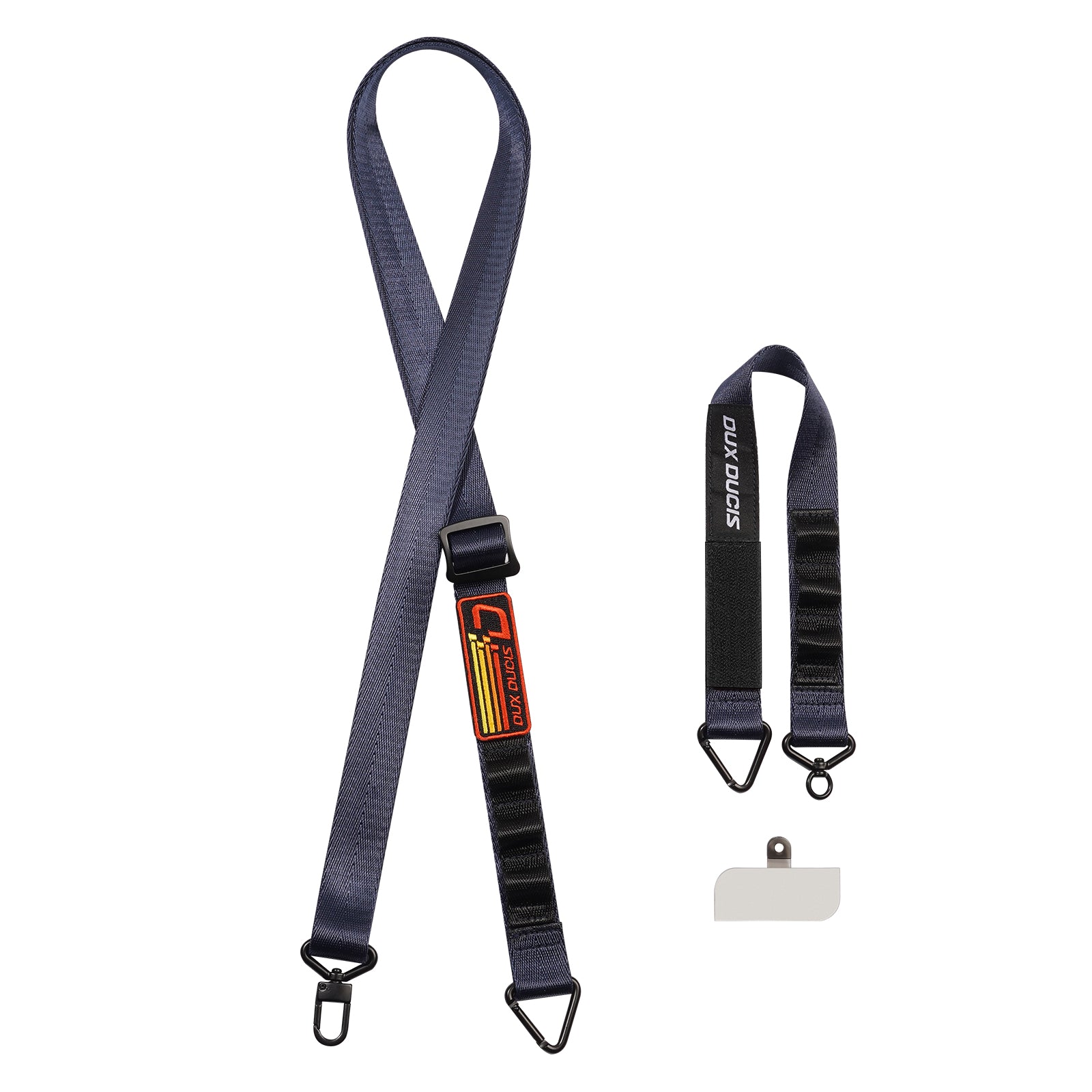 For Universal 2PCS DUX DUCIS Outdoor Series Mobile Phone Long Lanyard Multifunctional Mobile Phone Strap - Blue