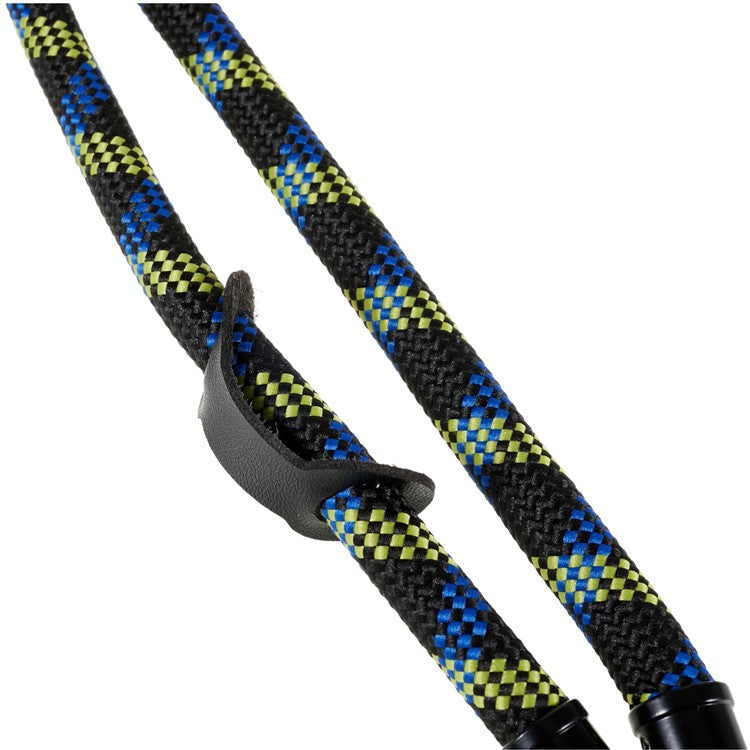 1.2m Thicken Mobile Phone Neck Shoulder Strap Anti-lost Phone Round Lanyard with Tether Tab - Blue / Black / Green