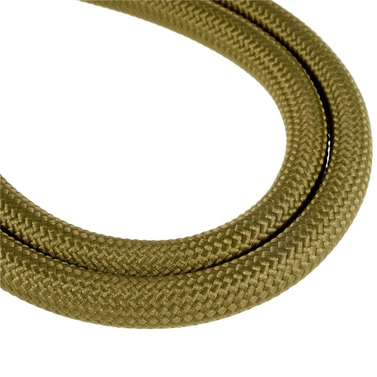 1.2m Thicken Mobile Phone Neck Shoulder Strap Anti-lost Phone Round Lanyard with Tether Tab - Dark Green