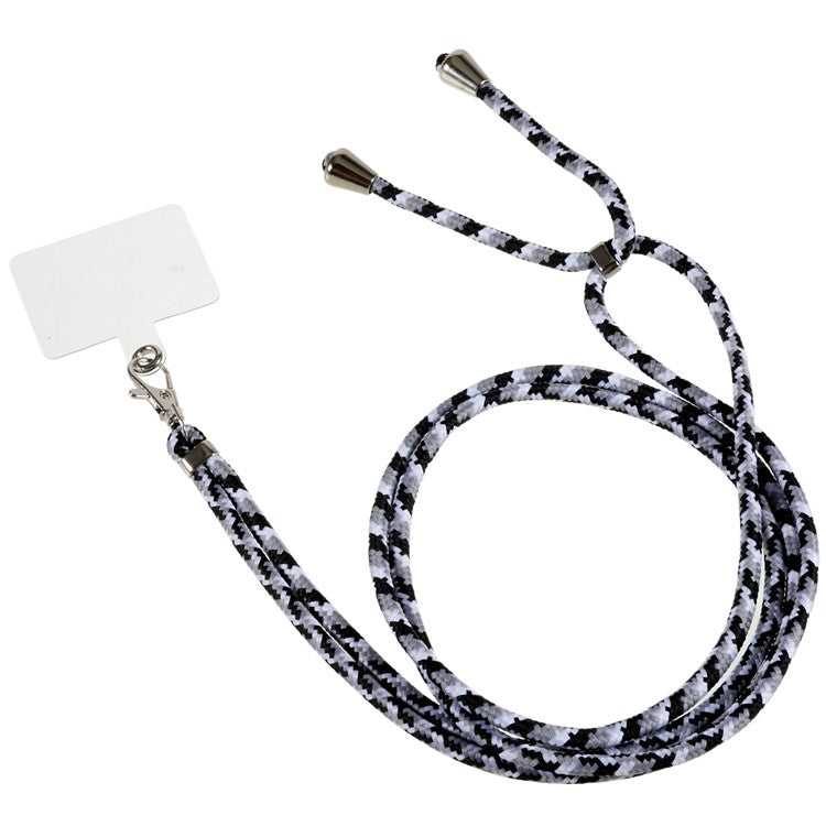 Adjustable Phone Lanyard Neck Strap ID Badge Card Holder Keychain Strap Rope - Style A