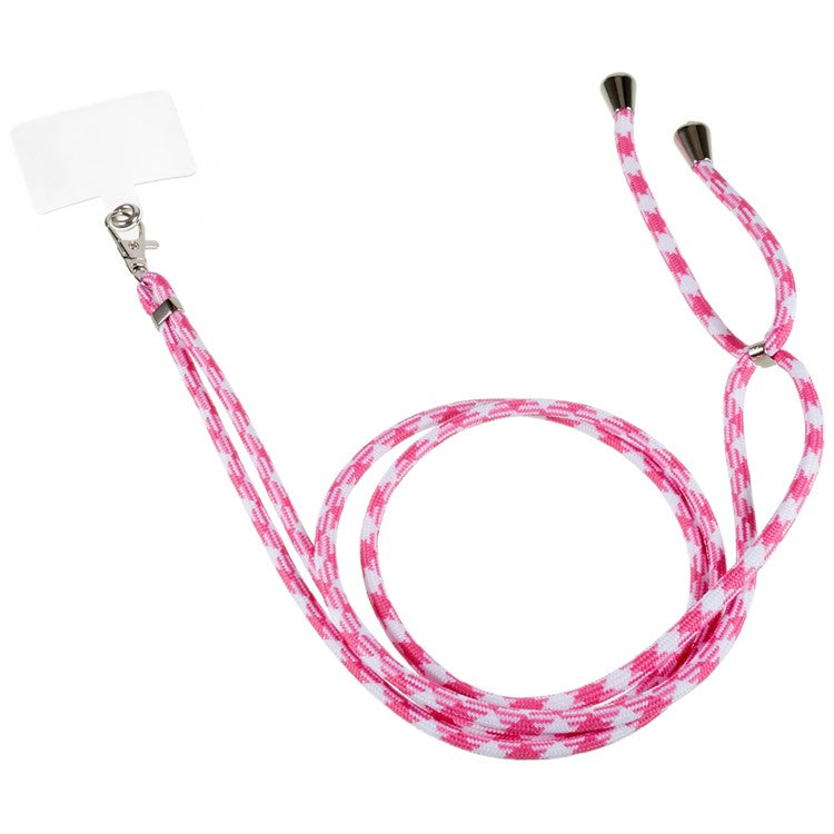 Adjustable Phone Lanyard Neck Strap ID Badge Card Holder Keychain Strap Rope - Style M