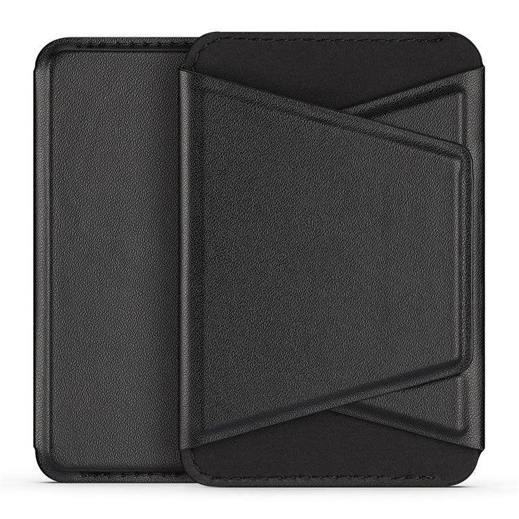 DUX DUCIS Magnetic Phone Stand Cell Phone Card Holder Wallet Compatible with MagSafe Case - Black