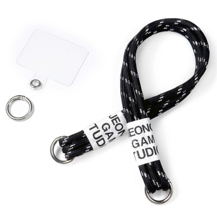 IMAK Phone Wrist Strap Detachable Cellphone Lanyard Anti-lost Wristlet Strap with Phone Patch, Short Style - Black