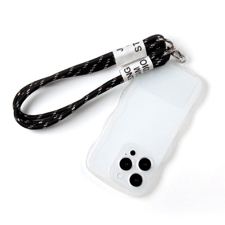 IMAK Phone Wrist Strap Detachable Cellphone Lanyard Anti-lost Wristlet Strap with Phone Patch, Short Style - Black