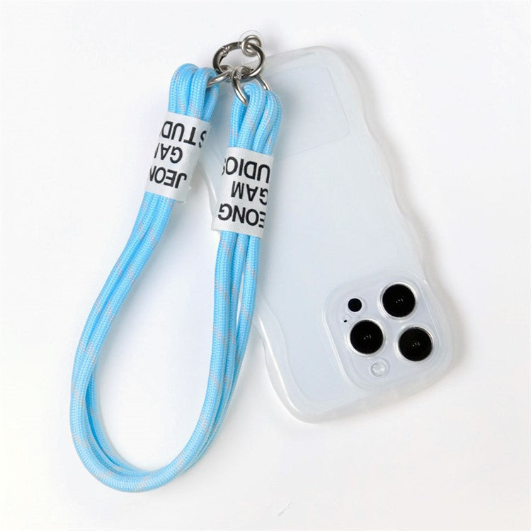 IMAK Phone Wrist Strap Detachable Cellphone Lanyard Anti-lost Wristlet Strap with Phone Patch, Short Style - Blue