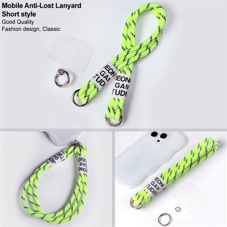 IMAK Phone Wrist Strap Detachable Cellphone Lanyard Anti-lost Wristlet Strap with Phone Patch, Short Style - Green