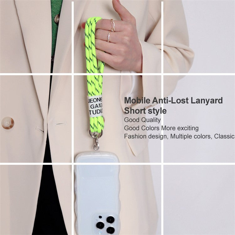 IMAK Phone Wrist Strap Detachable Cellphone Lanyard Anti-lost Wristlet Strap with Phone Patch, Short Style - Green