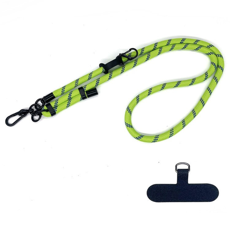 10mm Thick Rope Adjustable Polyester Neck / Shoulder Lanyard Phone Carrying Strap - Style 22