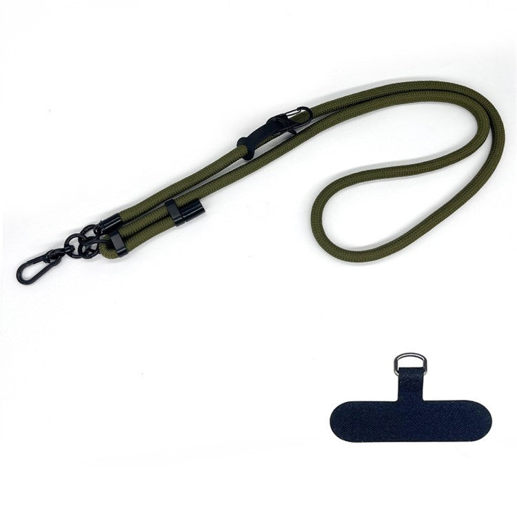 10mm Thick Rope Adjustable Polyester Neck / Shoulder Lanyard Phone Carrying Strap - Style 14