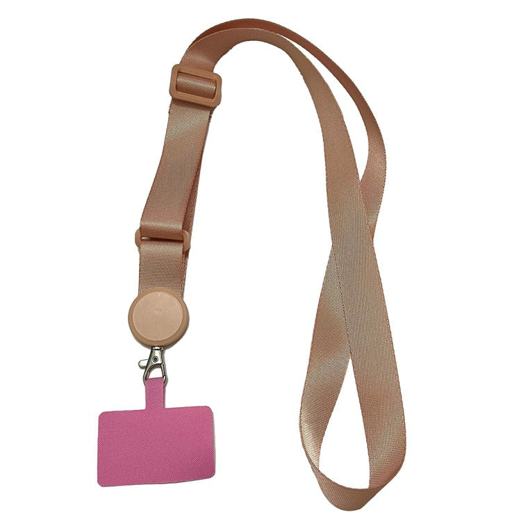 Crossbody Phone Lanyard Universal Adjustable Neck Straps with Phone Pads for Phone Case Keys ID - Deep Pink