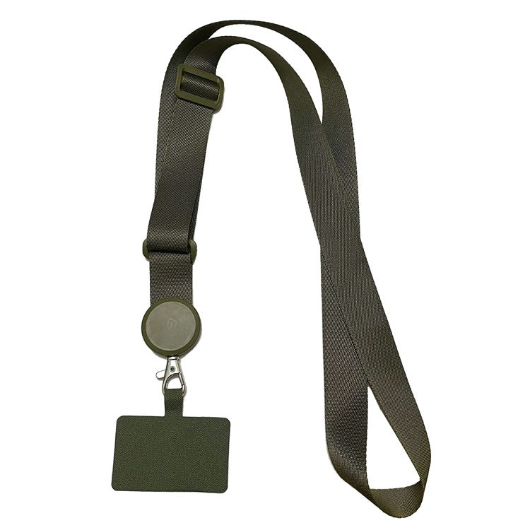 Crossbody Phone Lanyard Universal Adjustable Neck Straps with Phone Pads for Phone Case Keys ID - Army Green