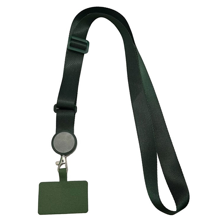 Crossbody Phone Lanyard Universal Adjustable Neck Straps with Phone Pads for Phone Case Keys ID - Blackish Green