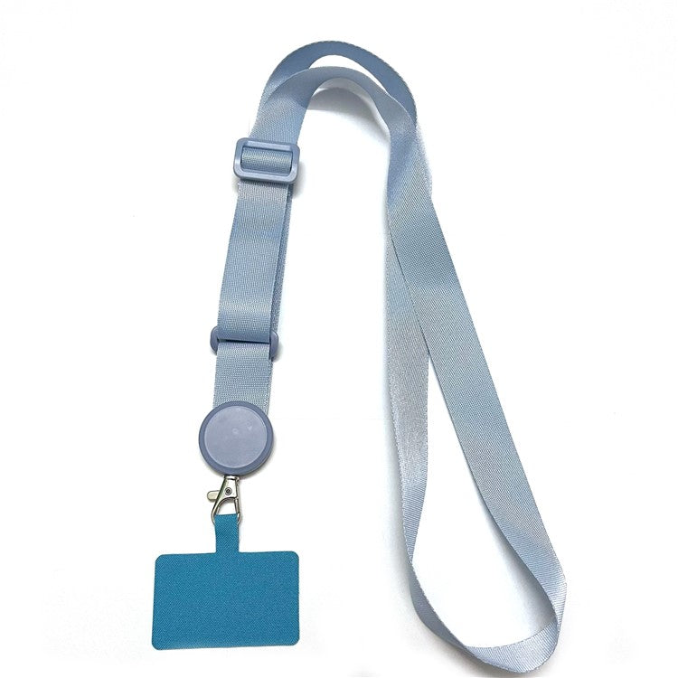 Crossbody Phone Lanyard Universal Adjustable Neck Straps with Phone Pads for Phone Case Keys ID - Light Grey