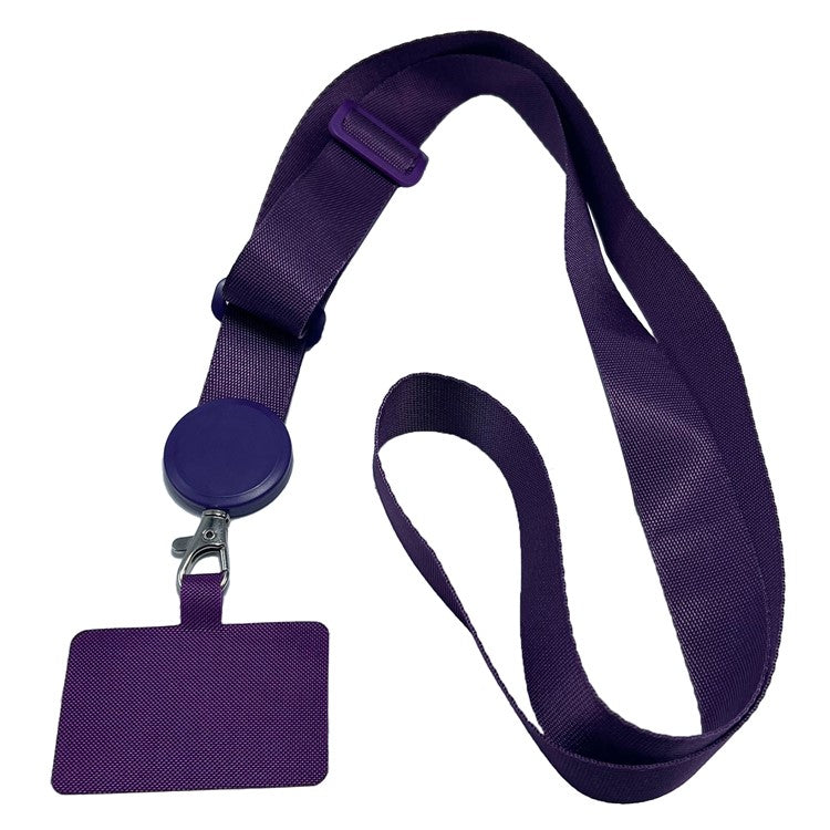 Crossbody Phone Lanyard Universal Adjustable Neck Straps with Phone Pads for Phone Case Keys ID - Dark Purple