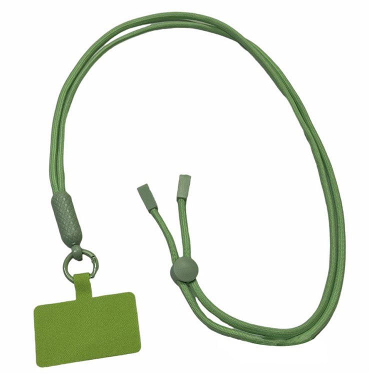 Universal Cell Phone Lanyard Nylon Neck Phone Adjustable Strap with Detachable Safety Pad - Light Green