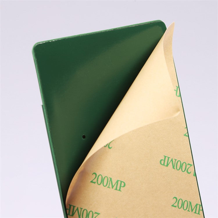 MRC029 Phone Card Holder Adhesive Stick-on Silicone Phone Wallet Card Pocket - Blackish Green