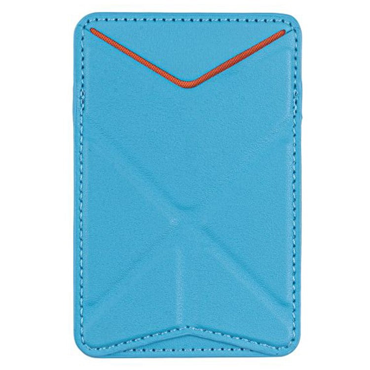 MRC051 Phone Wallet Card Holder Compatible with MagSafe Origami Kickstand - Sky Blue