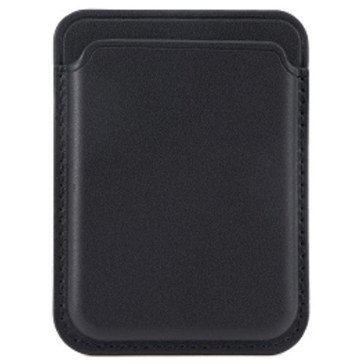 MRC040 Phone Card Holder Leather Phone Wallet Stick-On Adhesive Sticker - Black