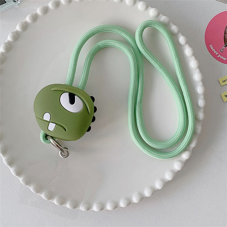 45cm Phone Lanyard Cartoon Pendant Crossbody Rope Neck Strap with Patch - Dinosaur