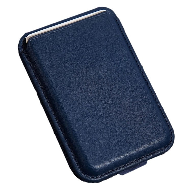 MRC57 A-Model Folding Magnetic Kickstand for Cell Phone Back Stand with Card Holder - Blue