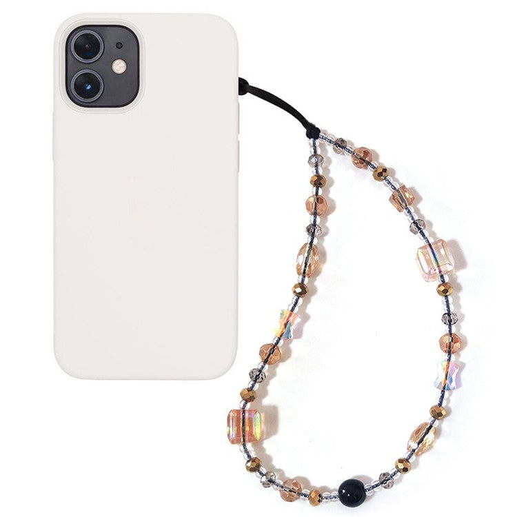 Beaded Phone Charm Strap Detachable Phone Anti-Lost Chain, Length: 16cm+5cm - SJ-A240006A