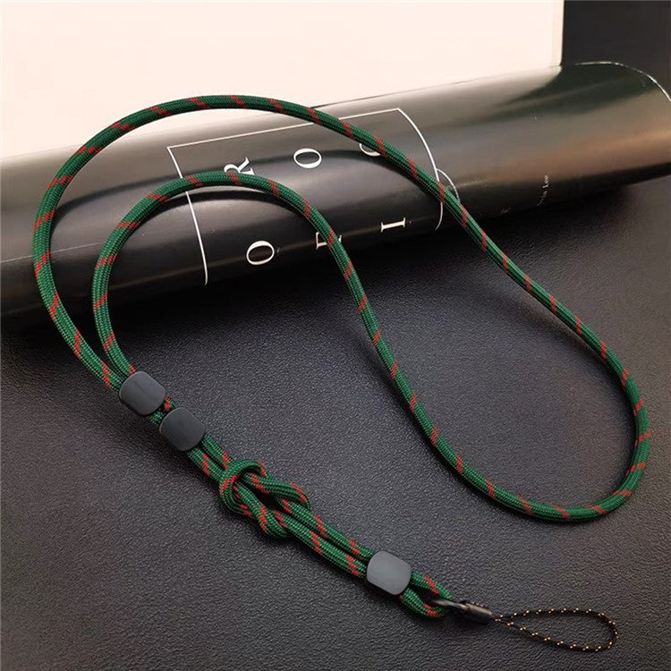 JLC-810 Universal Phone Lanyard Polyester Neck Strap Detachable Wristlet Strap Dual Use - Dark Green