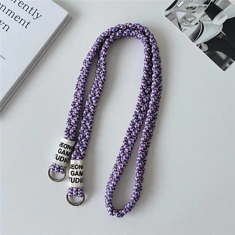 Phone Lanyard 120cm Universal Phone Strap Crossbody with Tether Tab - Light Purple