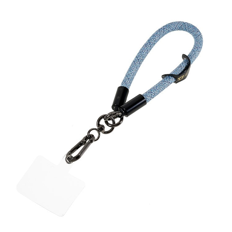 30cm Thickened Phone Hand Wrist Strap USB Flash Drives Keychains DSLR Camera Lanyard Holder - Blue