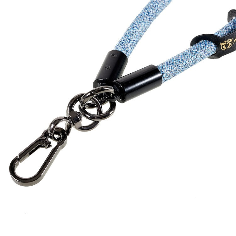 30cm Thickened Phone Hand Wrist Strap USB Flash Drives Keychains DSLR Camera Lanyard Holder - Blue