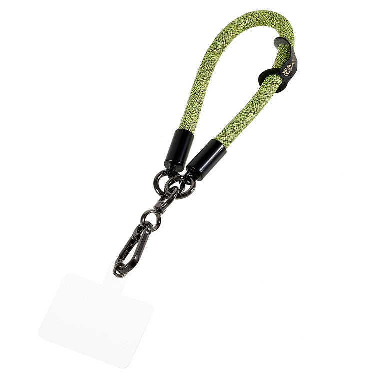 30cm Thickened Phone Hand Wrist Strap USB Flash Drives Keychains DSLR Camera Lanyard Holder - Fluorescent Green