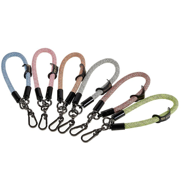 30cm Thickened Phone Hand Wrist Strap USB Flash Drives Keychains DSLR Camera Lanyard Holder - Fluorescent Green