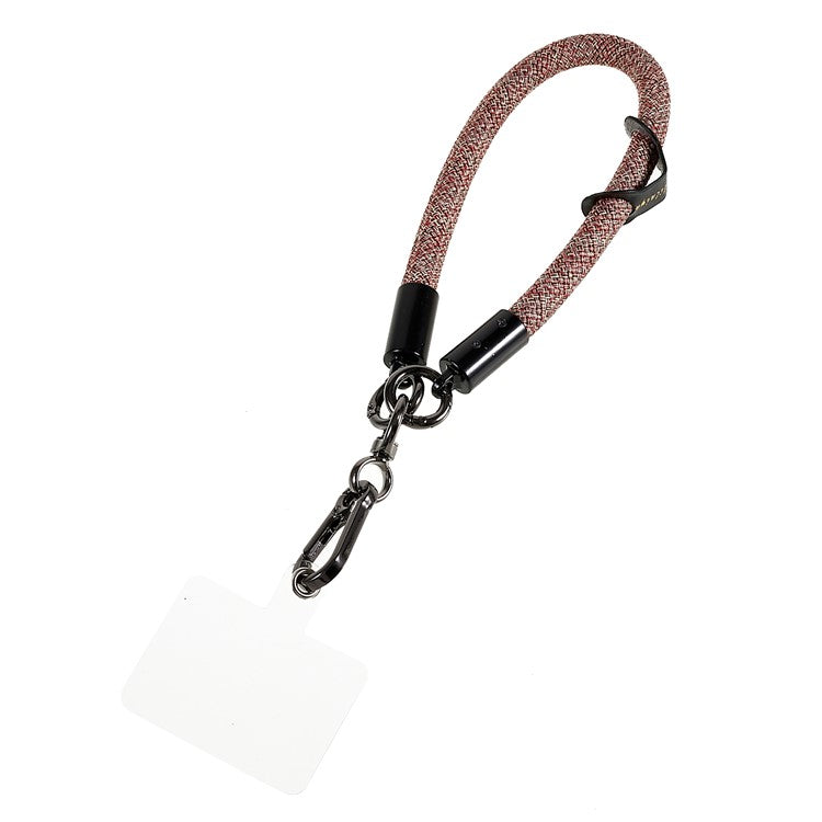 30cm Thickened Phone Hand Wrist Strap USB Flash Drives Keychains DSLR Camera Lanyard Holder - Deep Red