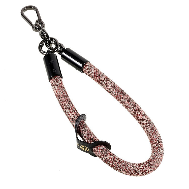 30cm Thickened Phone Hand Wrist Strap USB Flash Drives Keychains DSLR Camera Lanyard Holder - Deep Red