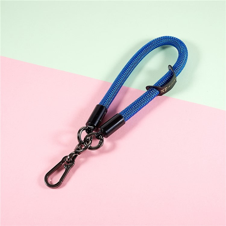 30cm Thickened Wrist Strap for Phone Camera Keychain ID Badge Holder Hand Lanyard - Blue