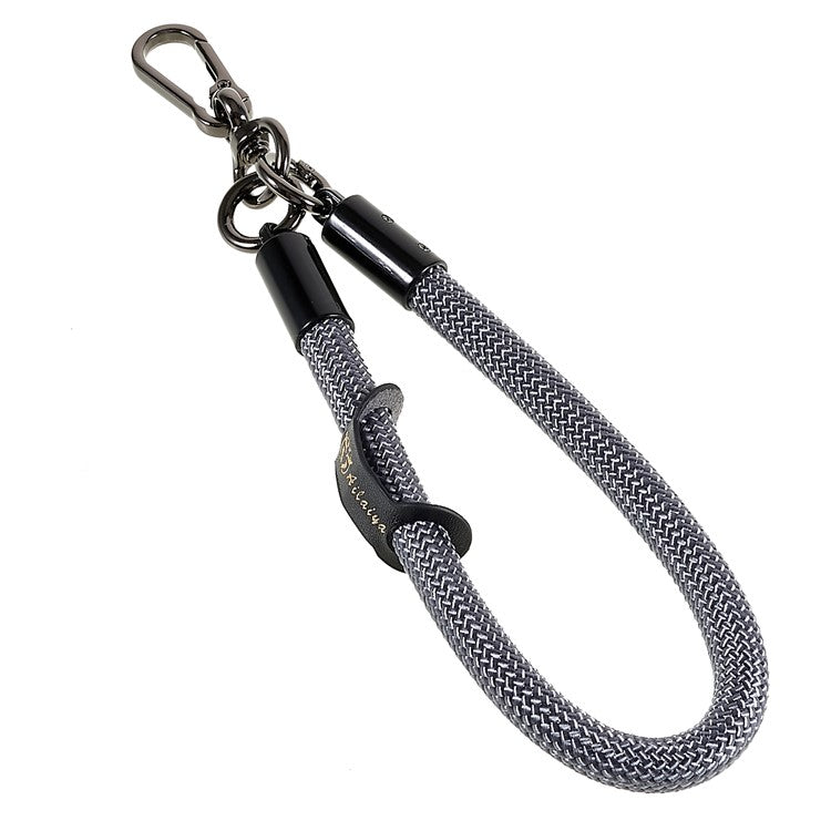 30cm Thickened Wrist Strap for Phone Camera Keychain ID Badge Holder Hand Lanyard - Grey