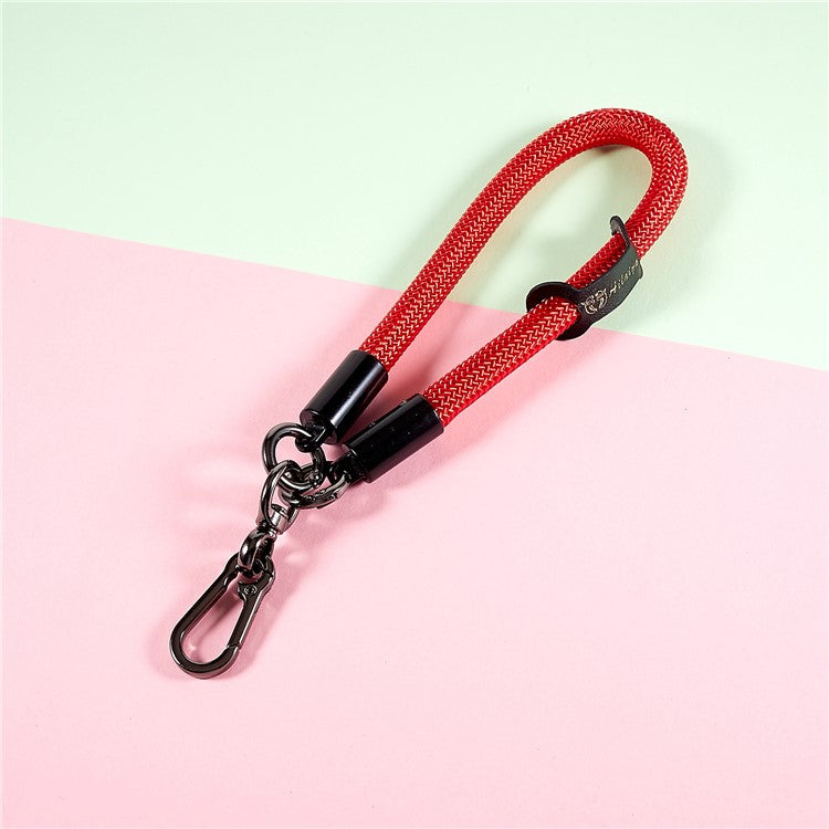 30cm Thickened Wrist Strap for Phone Camera Keychain ID Badge Holder Hand Lanyard - Red