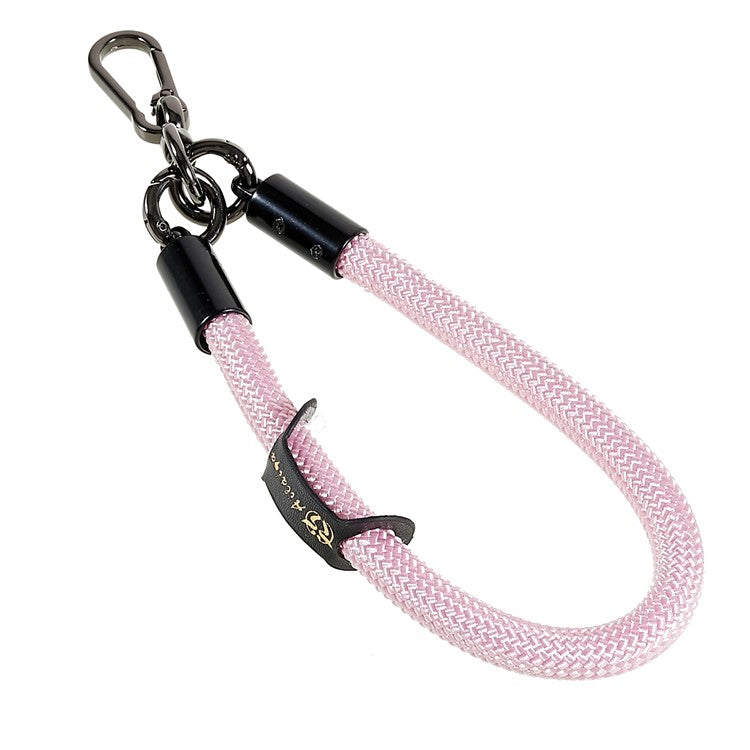 30cm Thickened Wrist Strap for Phone Camera Keychain ID Badge Holder Hand Lanyard - Rose Gold