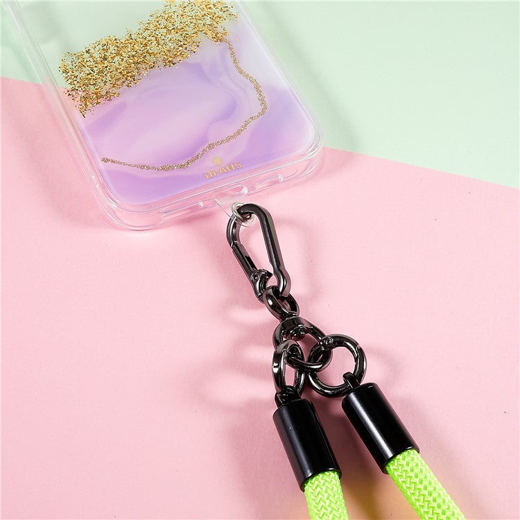 30cm Thickened Wrist Strap for Phone Camera Keychain ID Badge Holder Hand Lanyard - Fluorescent Green