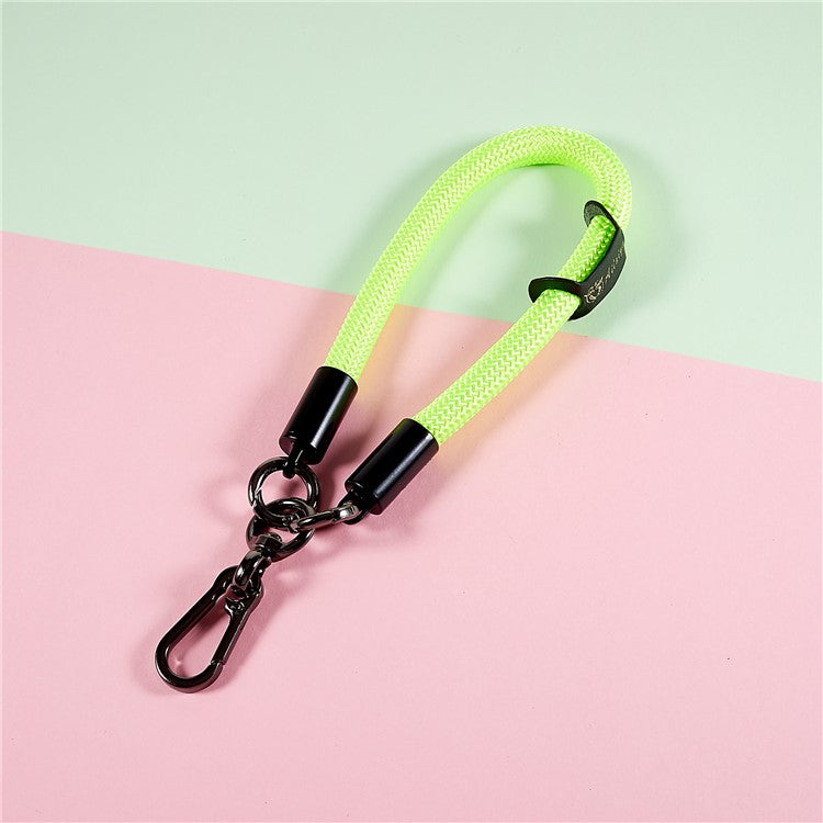 30cm Thickened Wrist Strap for Phone Camera Keychain ID Badge Holder Hand Lanyard - Fluorescent Green