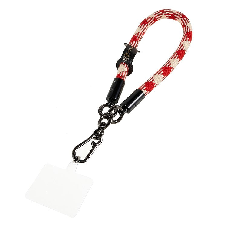 30cm Thickened Universal Wrist Strap for Phone Camera USB Flash Drive Dual Color Hand String Holder Lanyard - Red