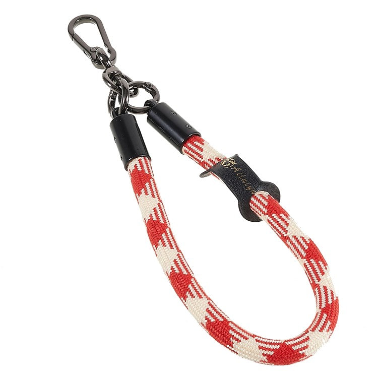 30cm Thickened Universal Wrist Strap for Phone Camera USB Flash Drive Dual Color Hand String Holder Lanyard - Red