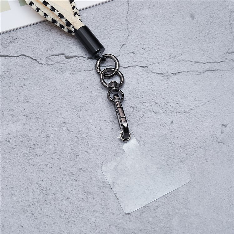 Scarves Phone Strap Crossbody Phone Lanyard Strap Neck Strap with Patch for Smartphones Mobile - Style K