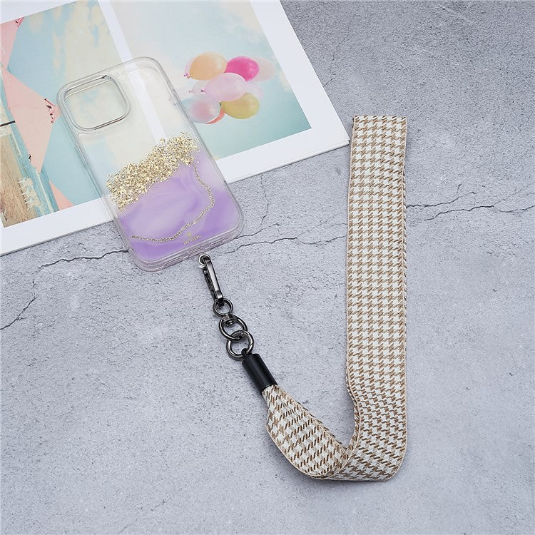 Scarves Phone Strap Crossbody Phone Lanyard Strap Neck Strap with Patch for Smartphones Mobile - Style L