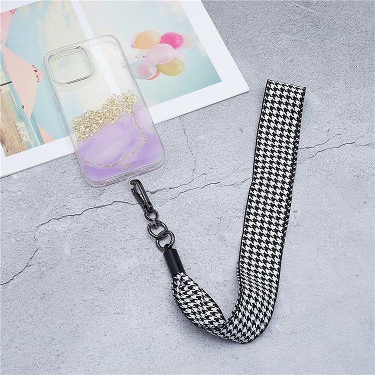 Scarves Phone Strap Crossbody Phone Lanyard Strap Neck Strap with Patch for Smartphones Mobile - Style P