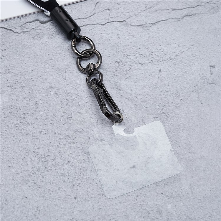 Scarves Phone Strap Crossbody Phone Lanyard Strap Neck Strap with Patch for Smartphones Mobile - Style Q