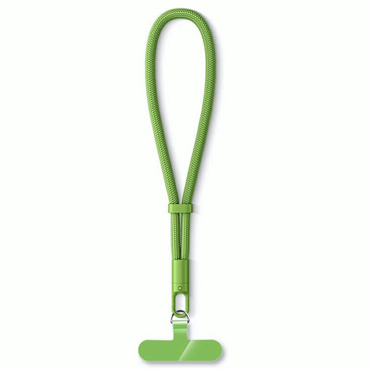 7mm Adjustable Wrist Strap Self-Locking Phone Lanyard with Tether Tab, 360-Degree Rotating Hook - Matcha Green