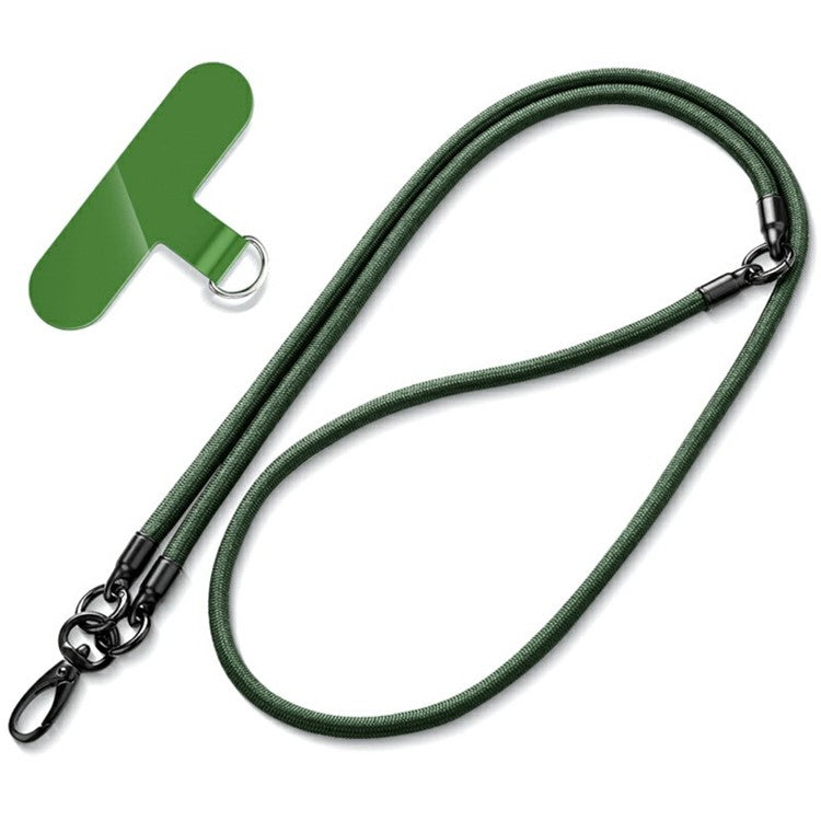 3-in-1 Multi-Functional Detachable Phone Lanyard with Tether Tab, Anti-Loss Phone Crossbody Strap - Blackish Green